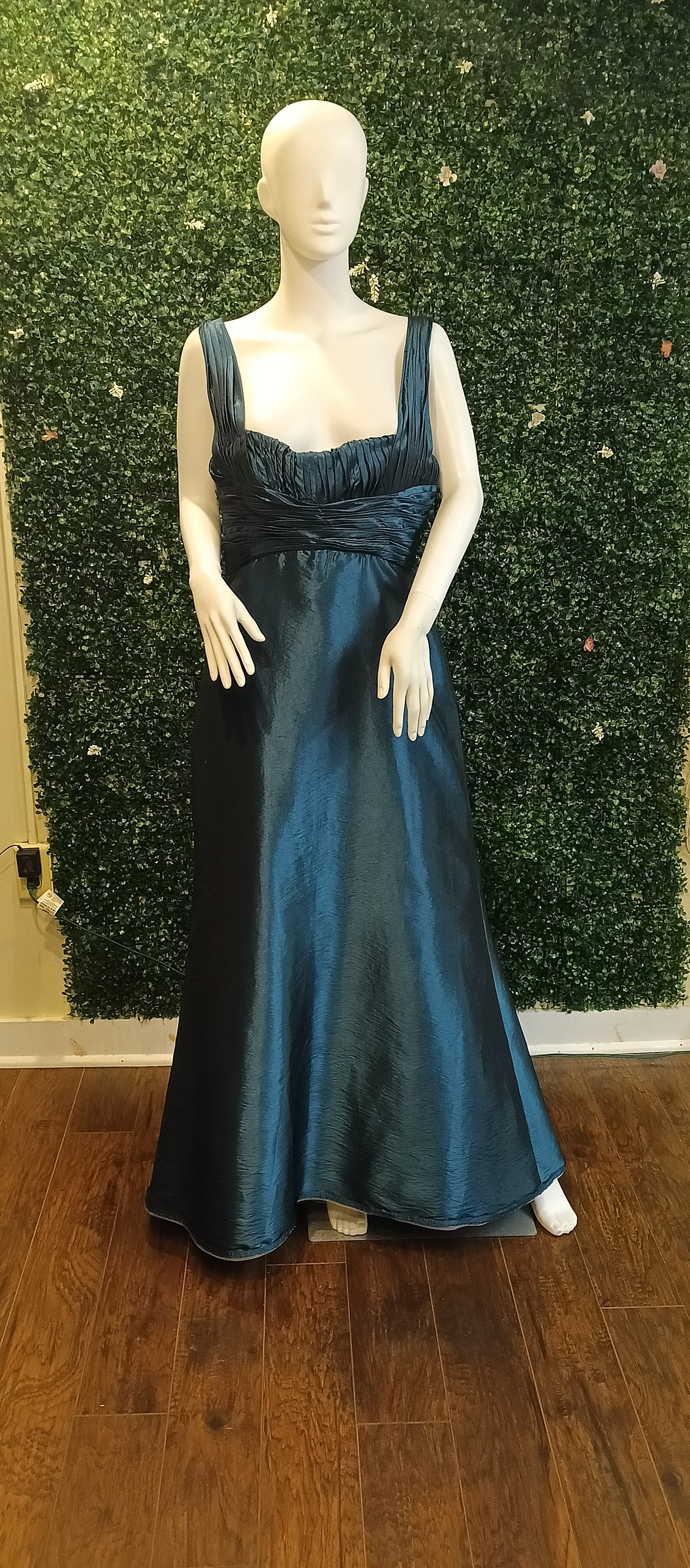 Macis collection dark teal formal dress