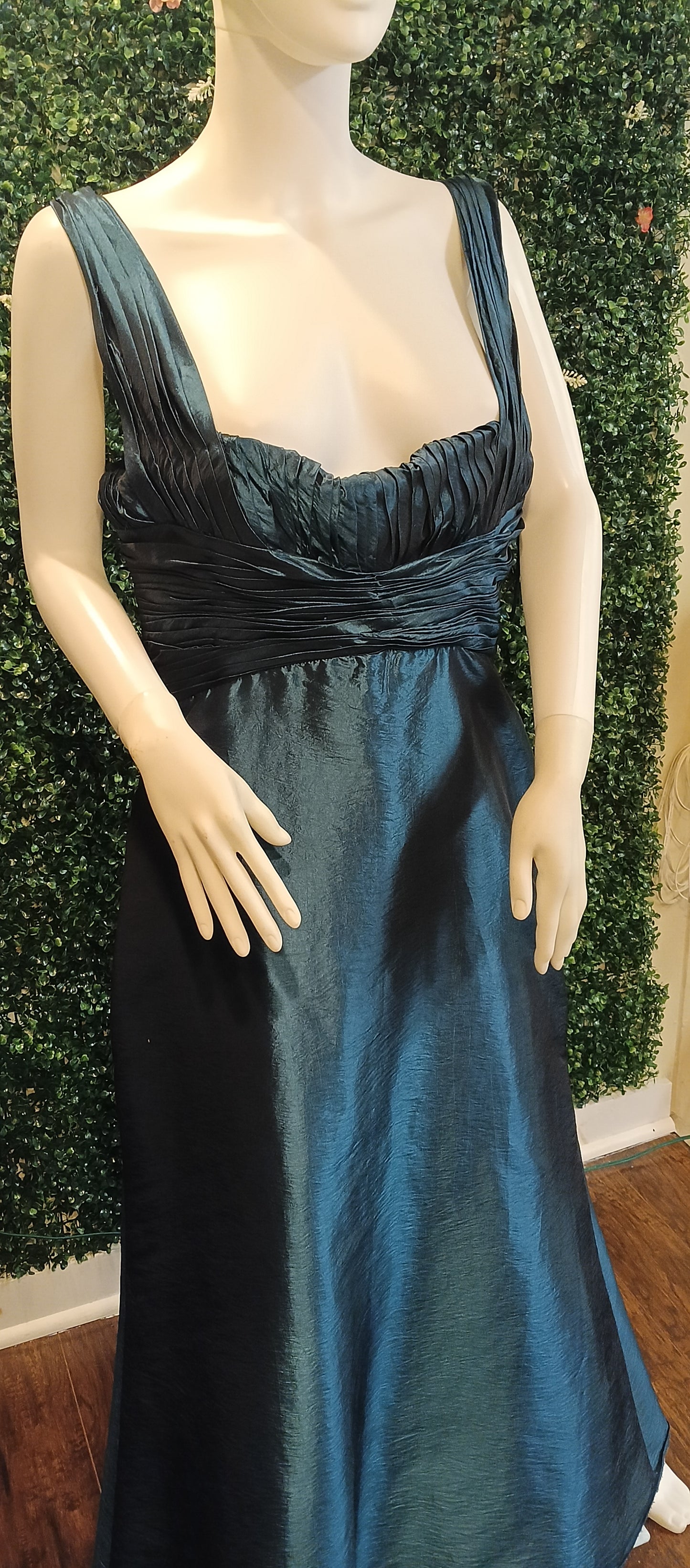 Macis collection dark teal formal dress