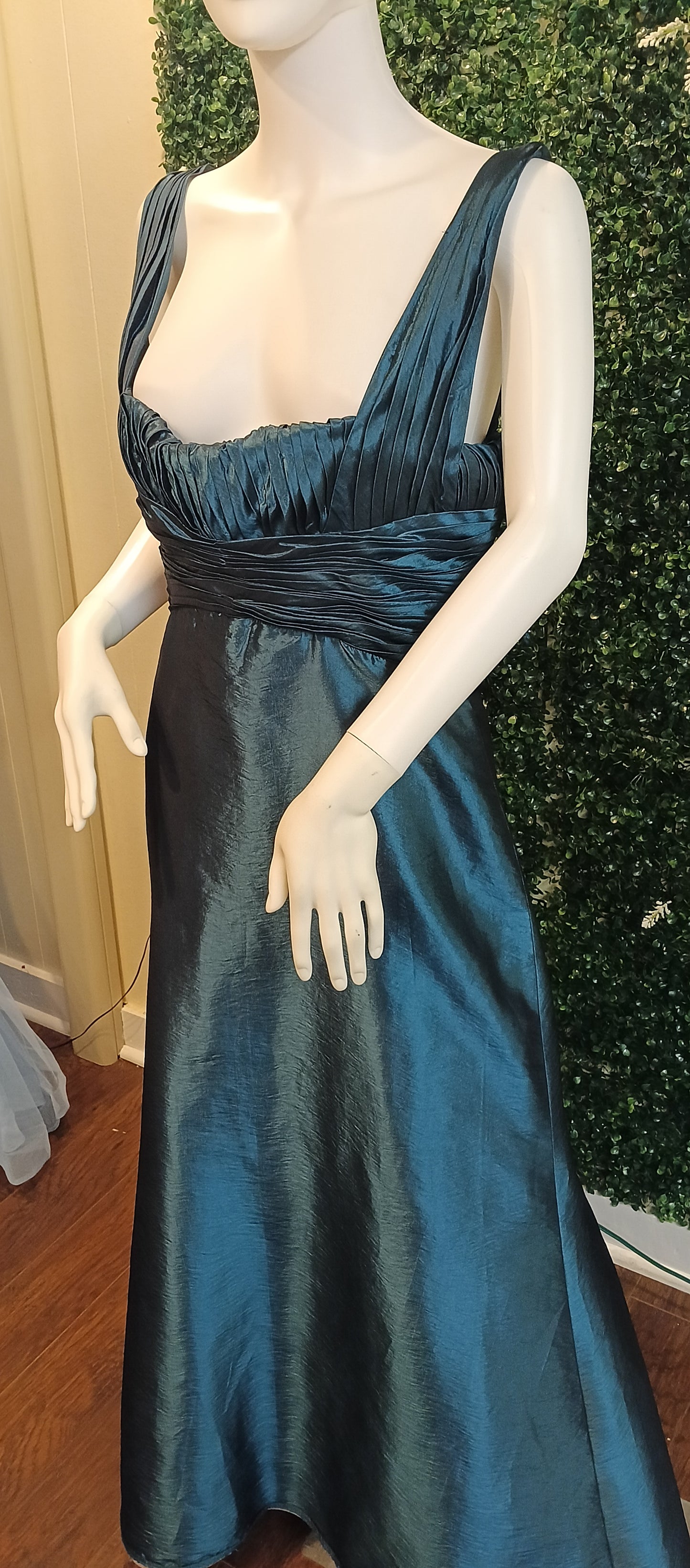 Macis collection dark teal formal dress