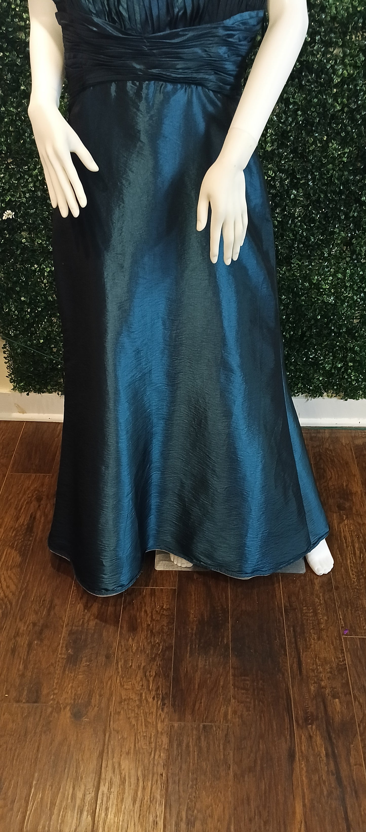 Macis collection dark teal formal dress