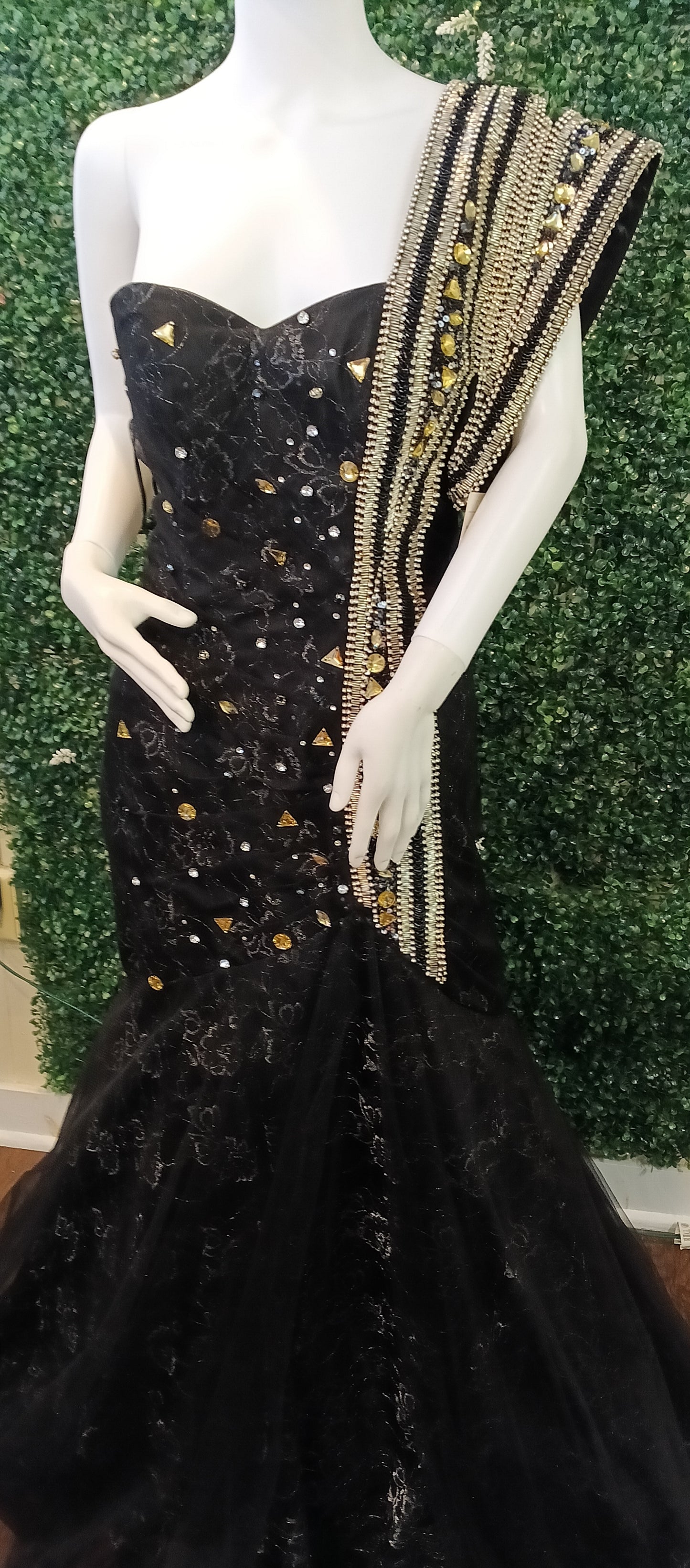 Putros Couture Black Mermaid