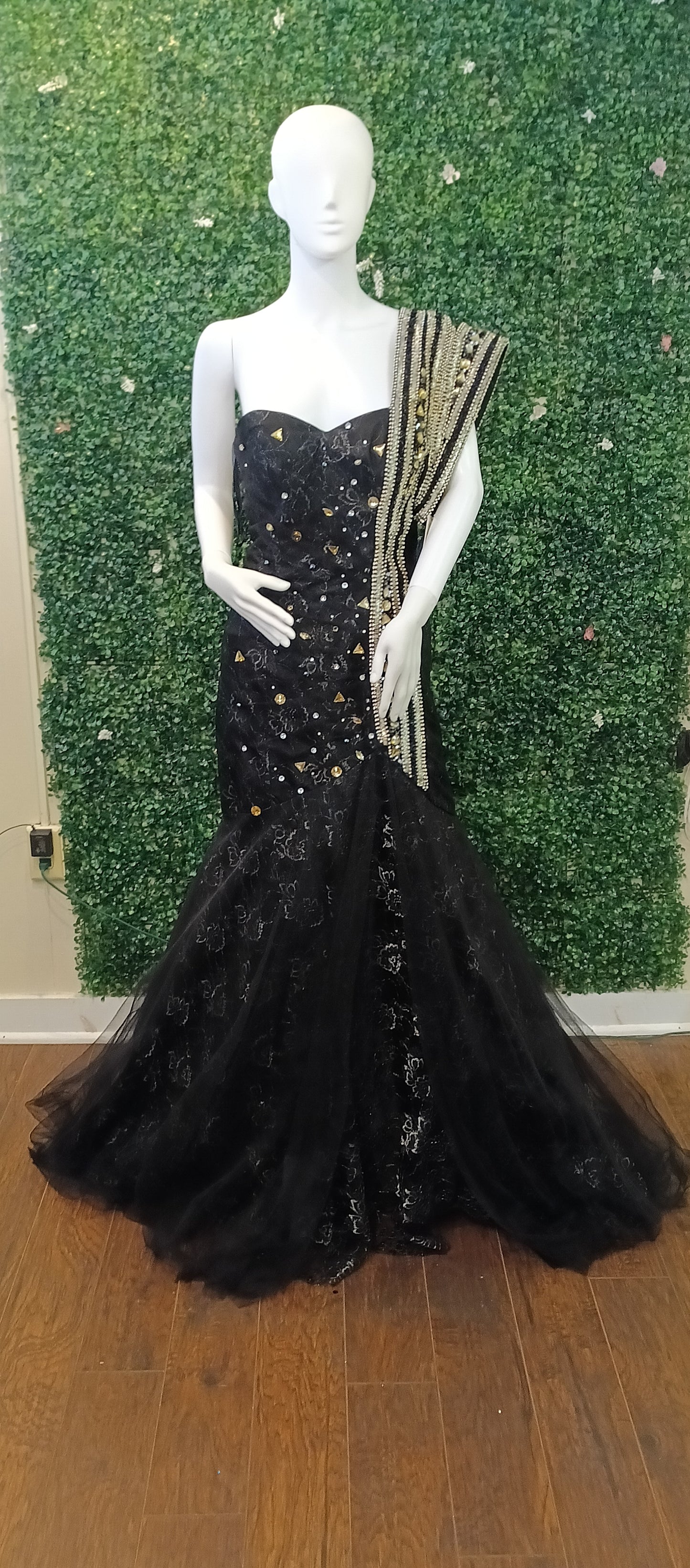 Putros Couture Black Mermaid