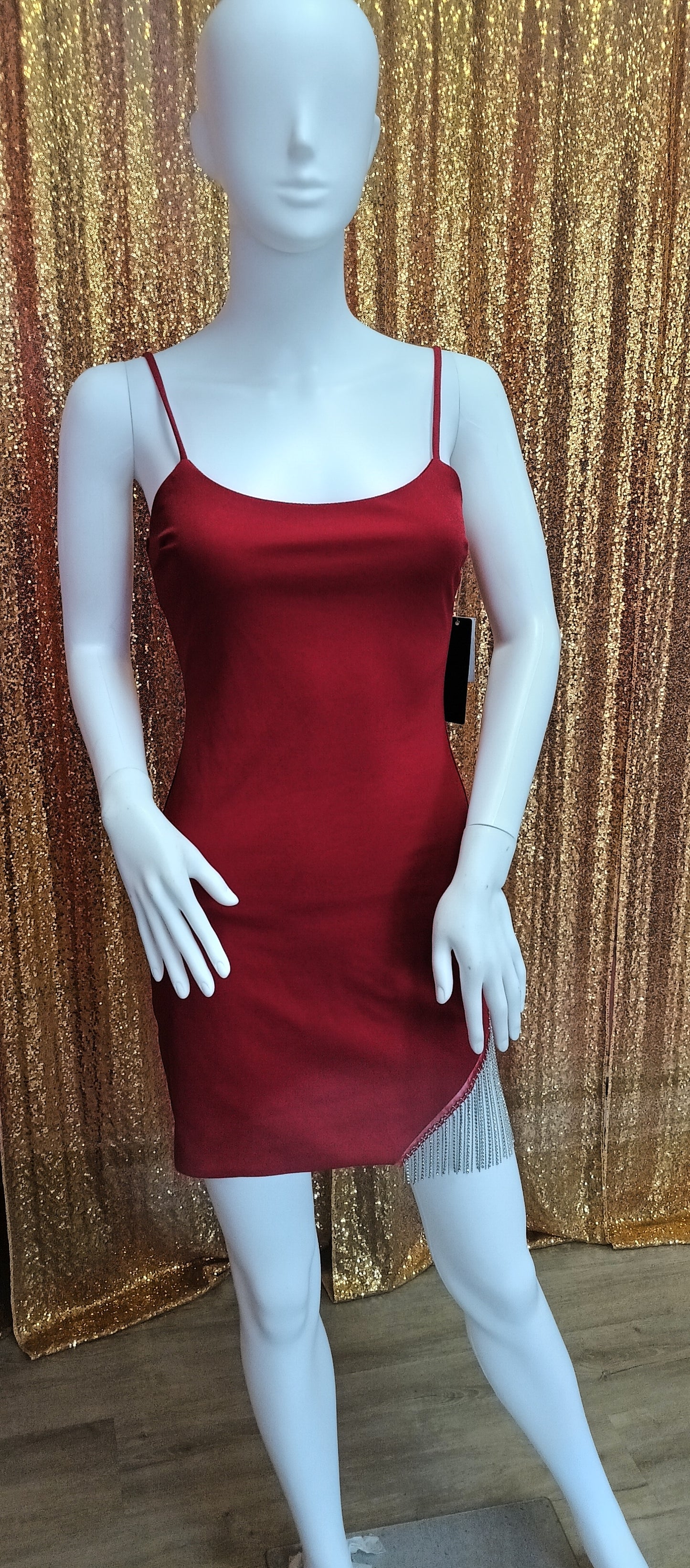 Red mini Hoco with jewels