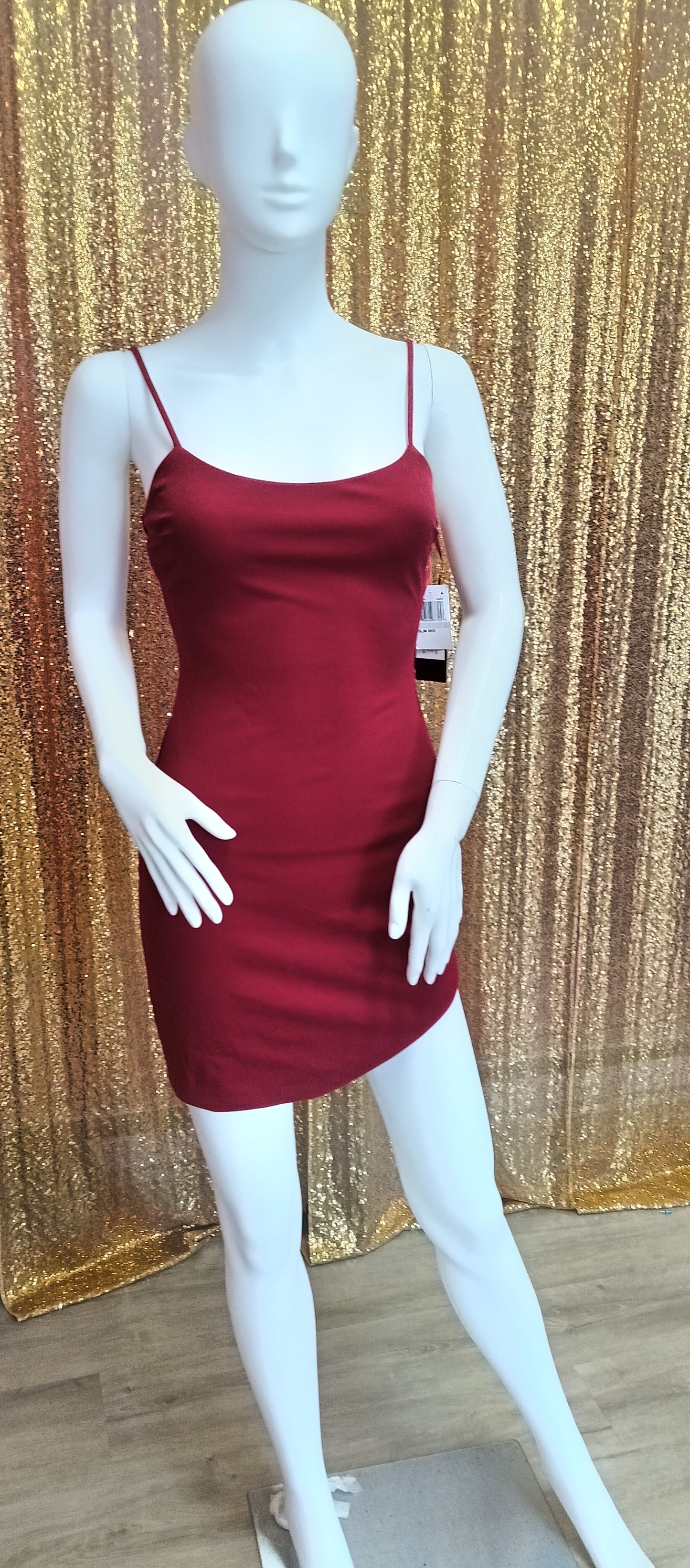 Red mini hoco dress