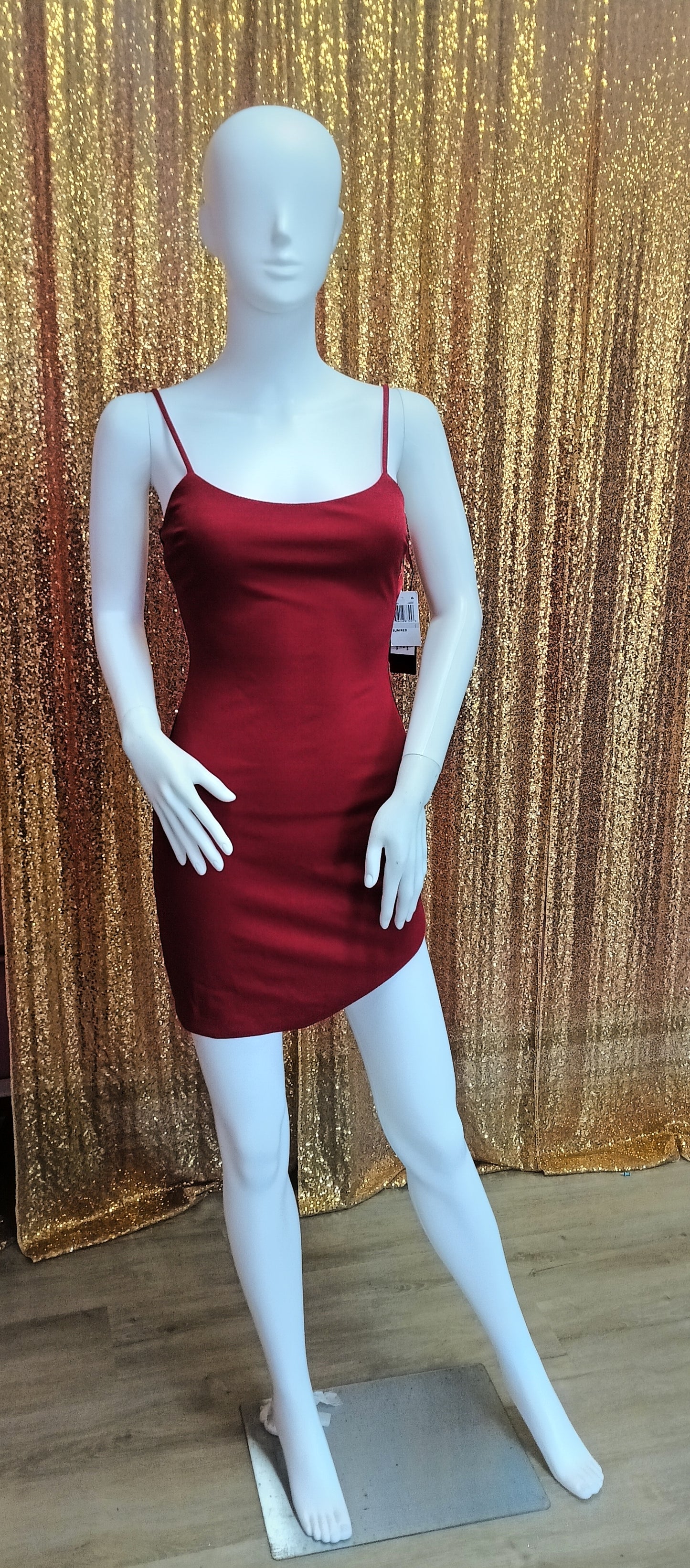 Red mini hoco dress