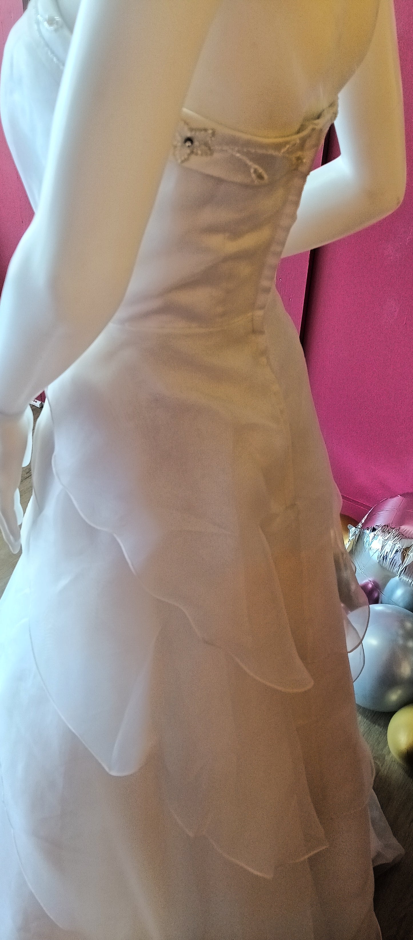 Andy Anand chiffon wedding dress