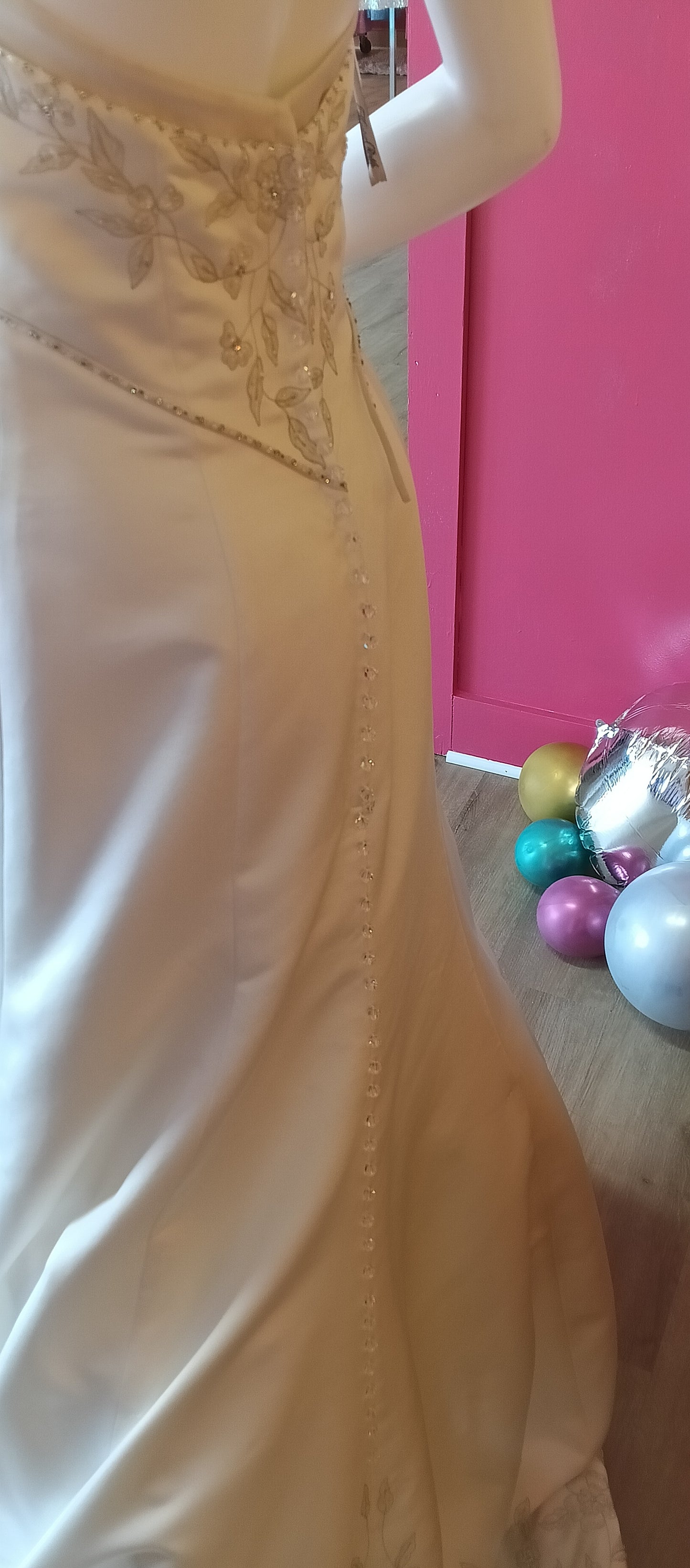 Henry Roth Satin A-Line Ball gown