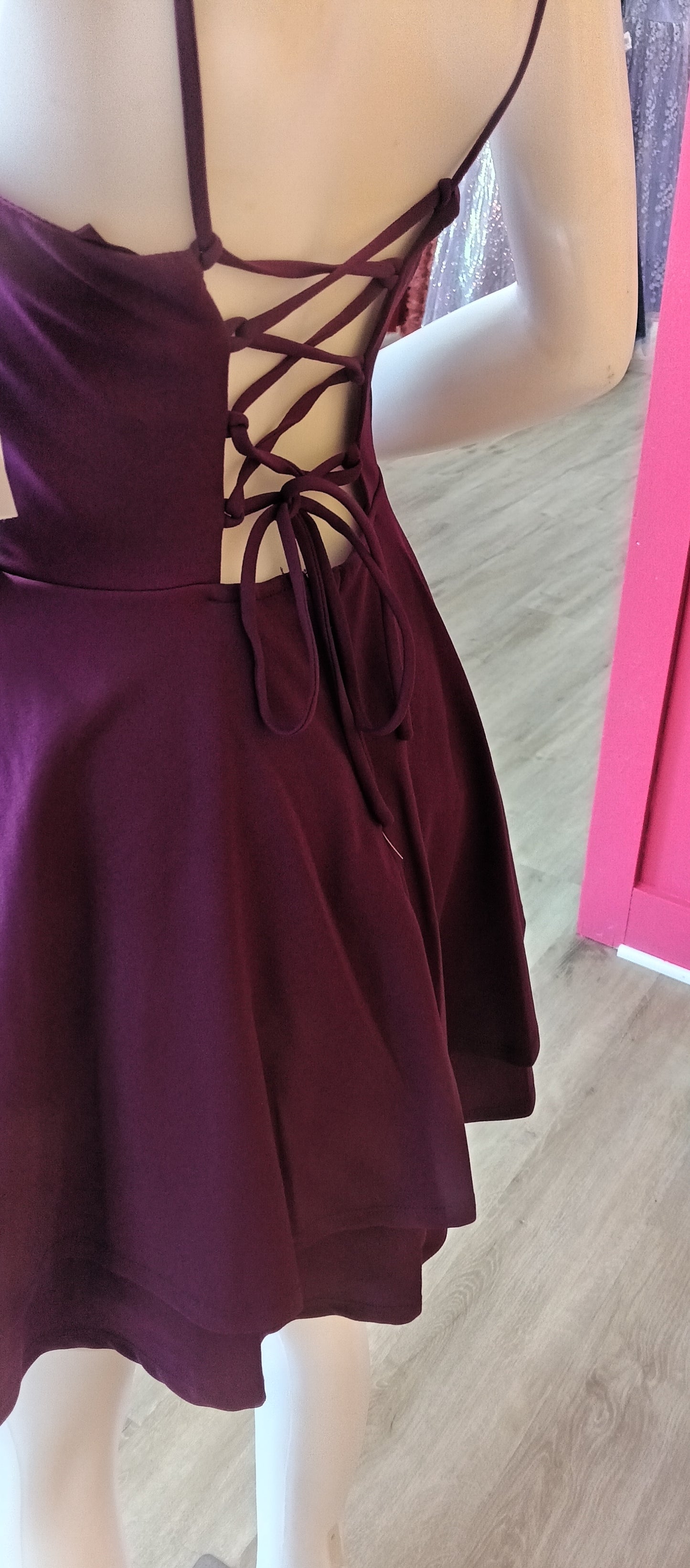 Purple fit & flare