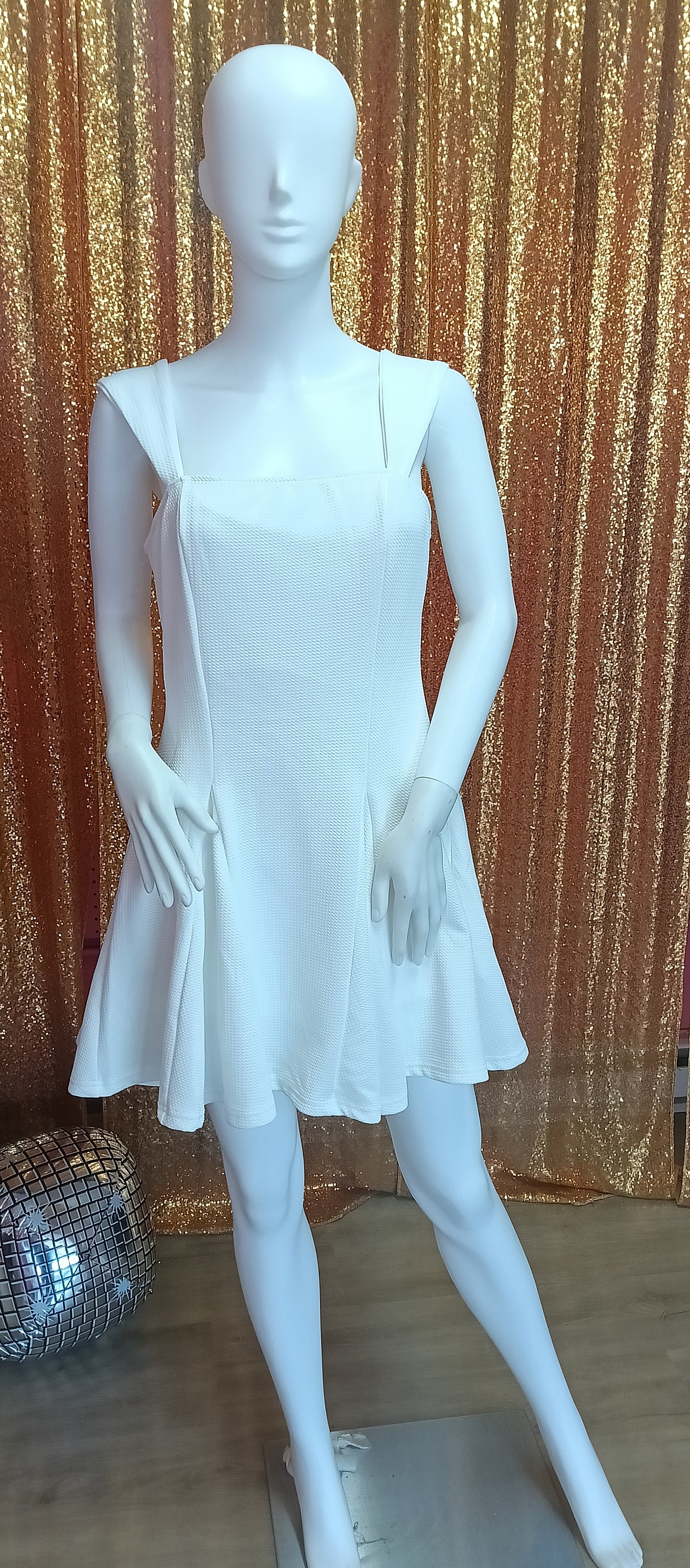 White Fit and Flare