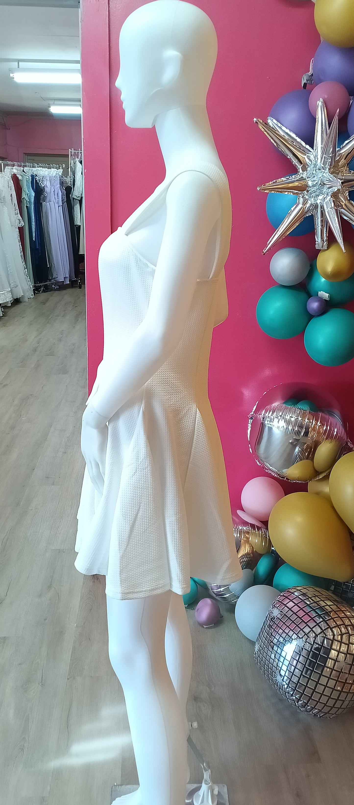 White Fit and Flare