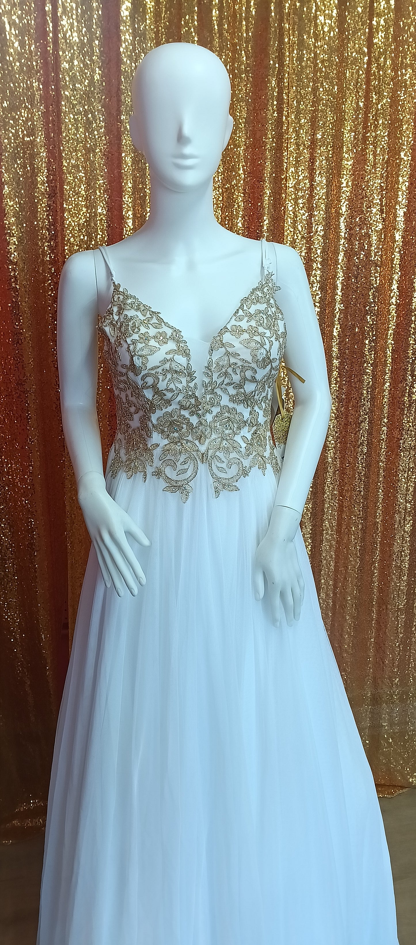 Say yes to the dress white gold ball gown