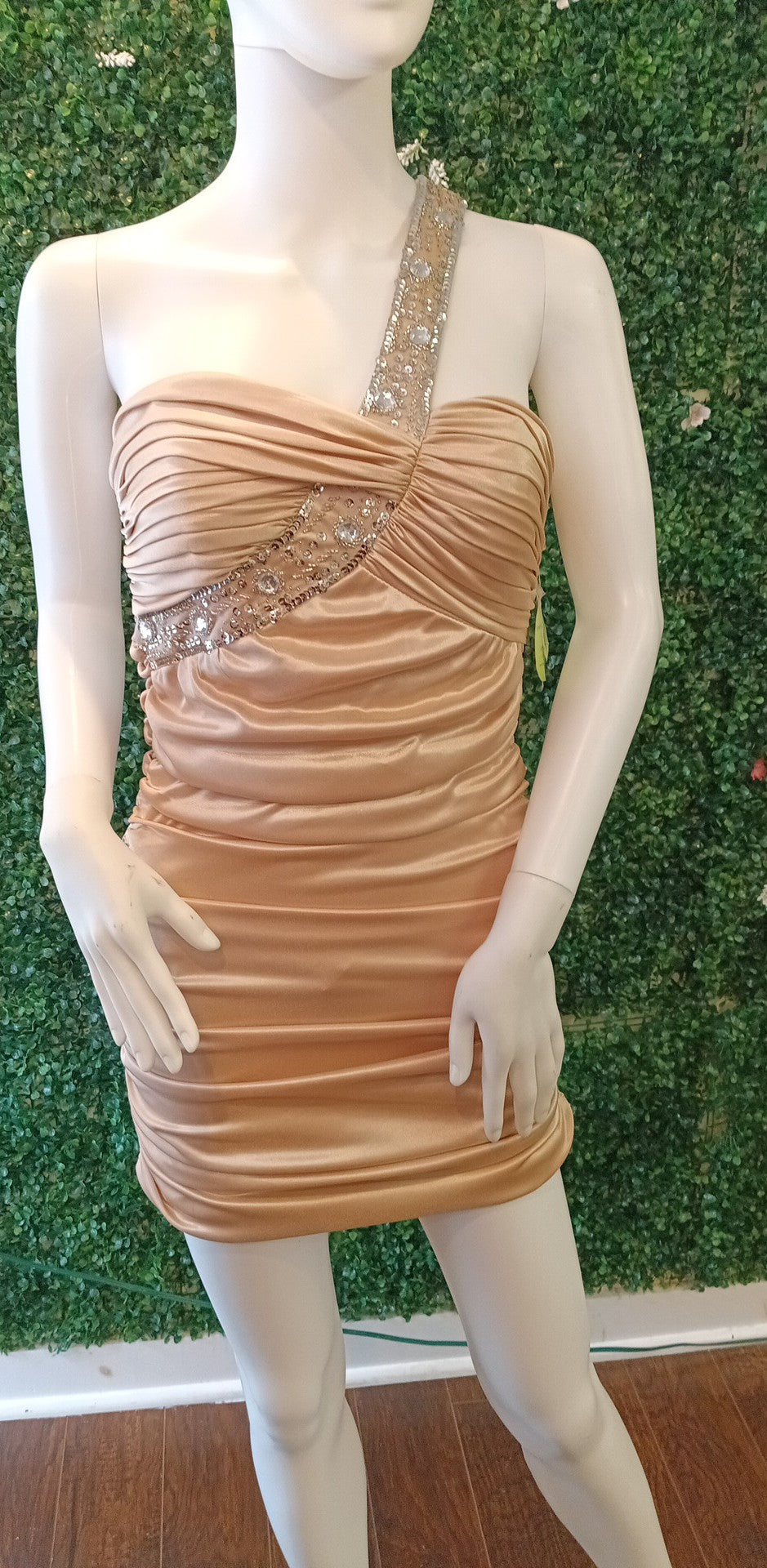 Windsor collection champagne hoco dress