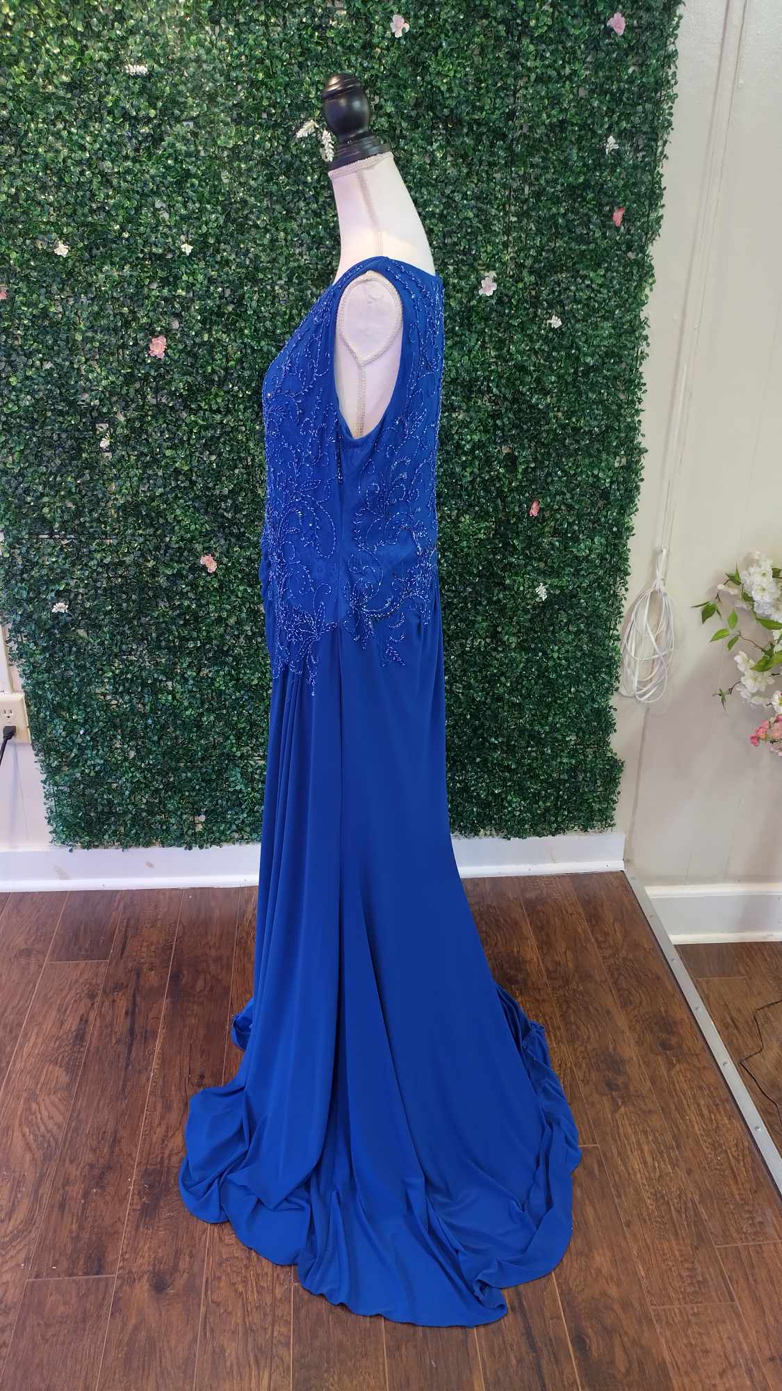 Montage by mon cheri Royal Blue formal dress