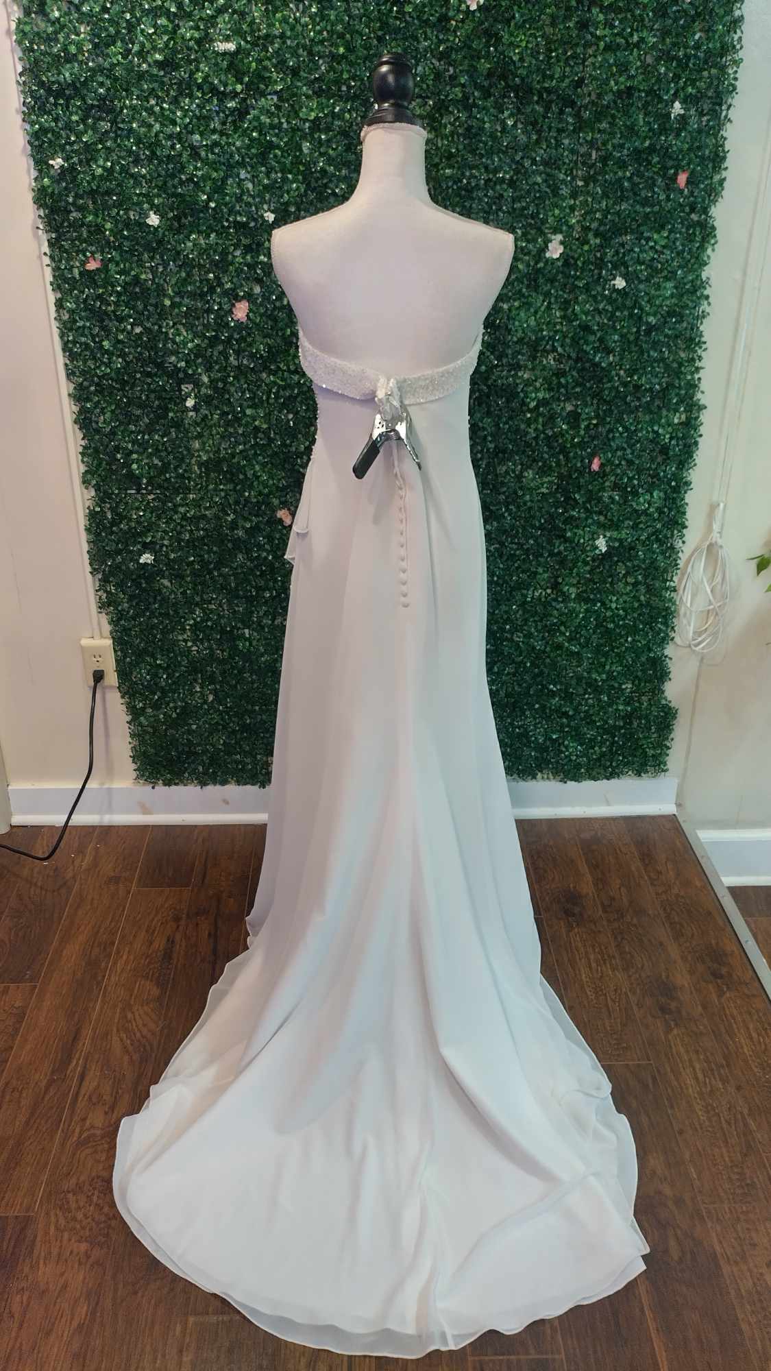 Mori Lee sheath ruffle wedding dress