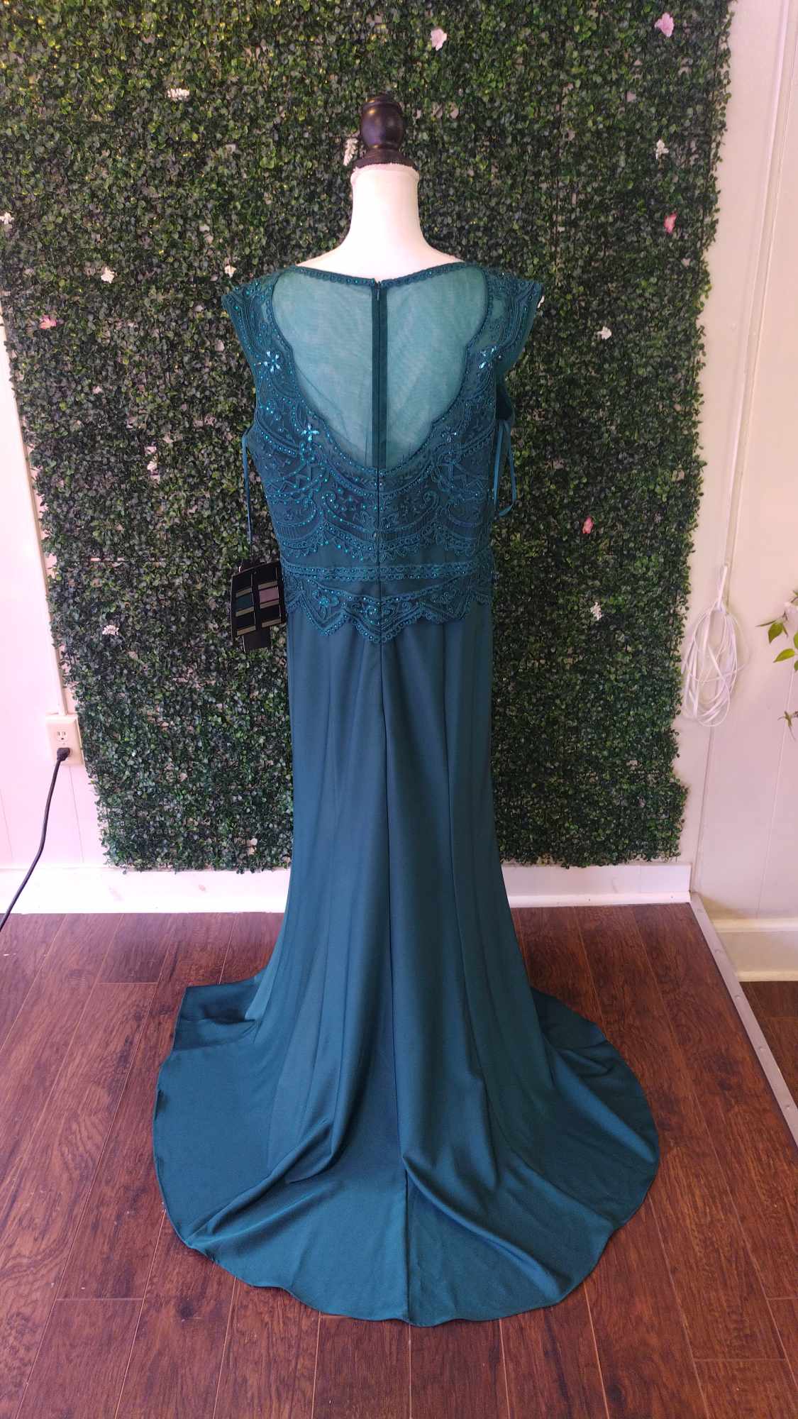 Madeline Gardner Emerald Green Formal Dress