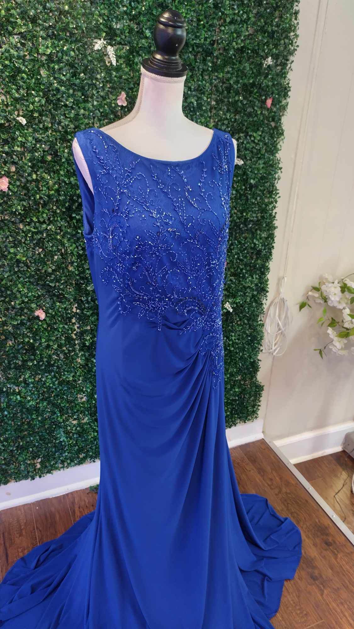 Montage by mon cheri Royal Blue formal dress