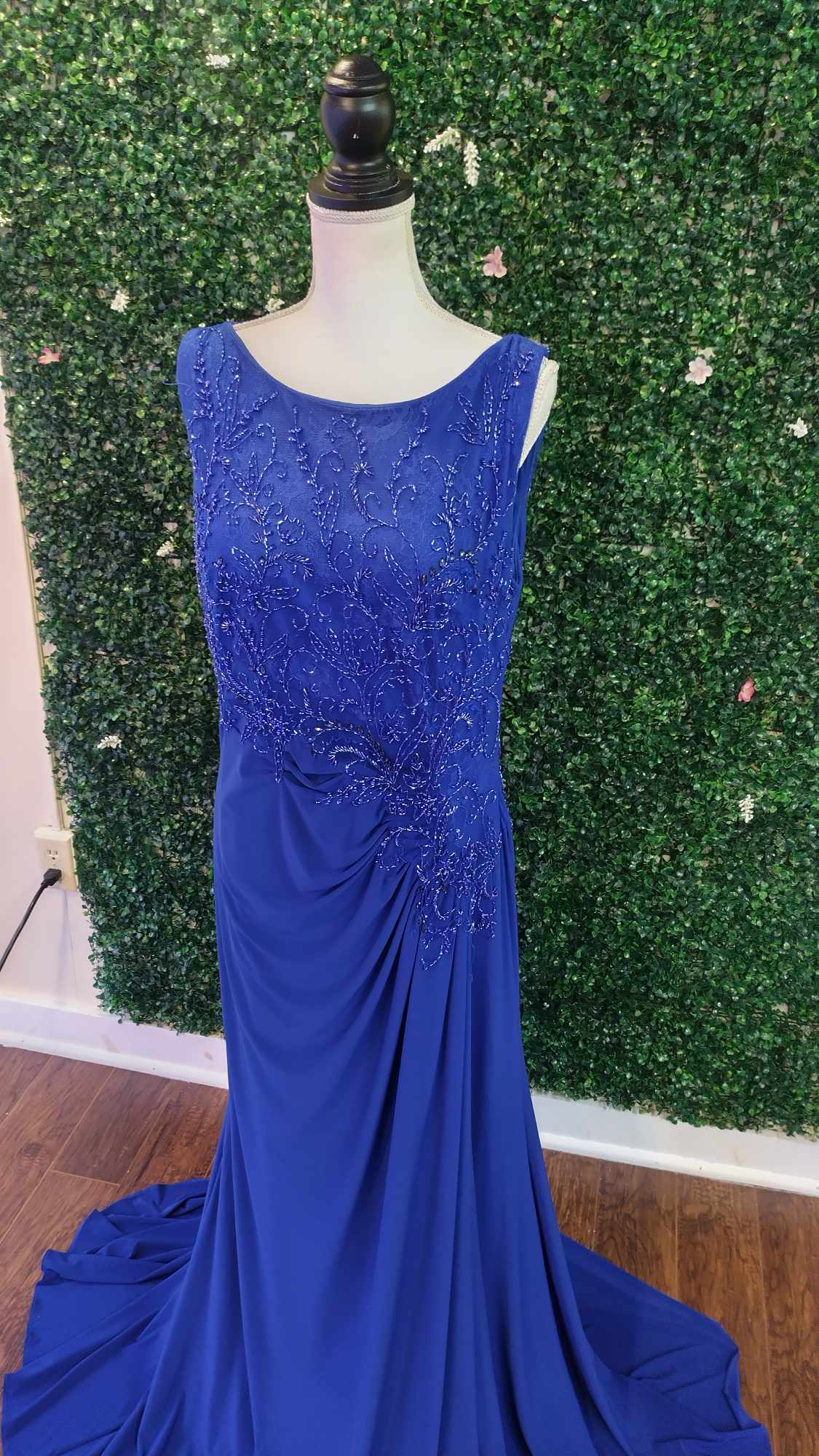 Montage by mon cheri Royal Blue formal dress