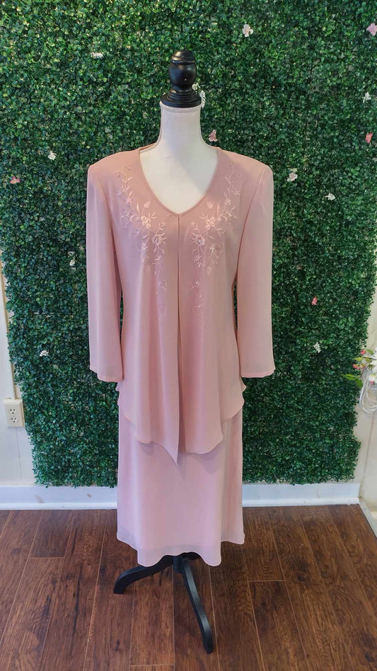 Virgo collection blush pink formal dress