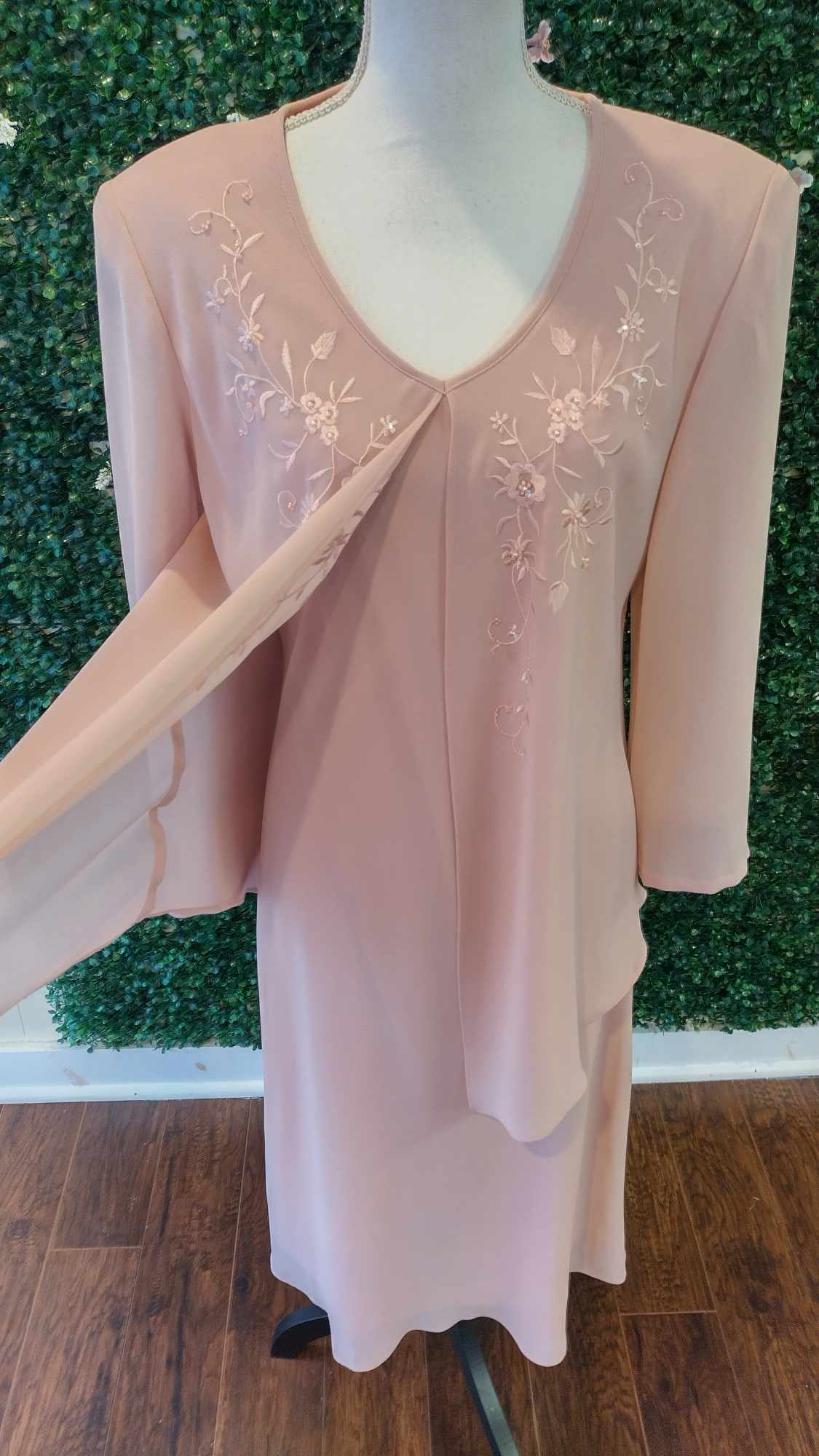 Virgo collection blush pink formal dress