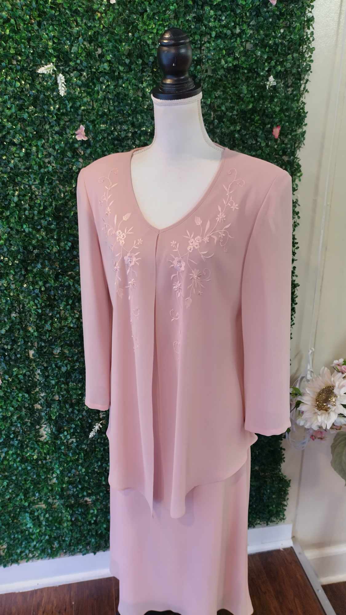 Virgo collection blush pink formal dress