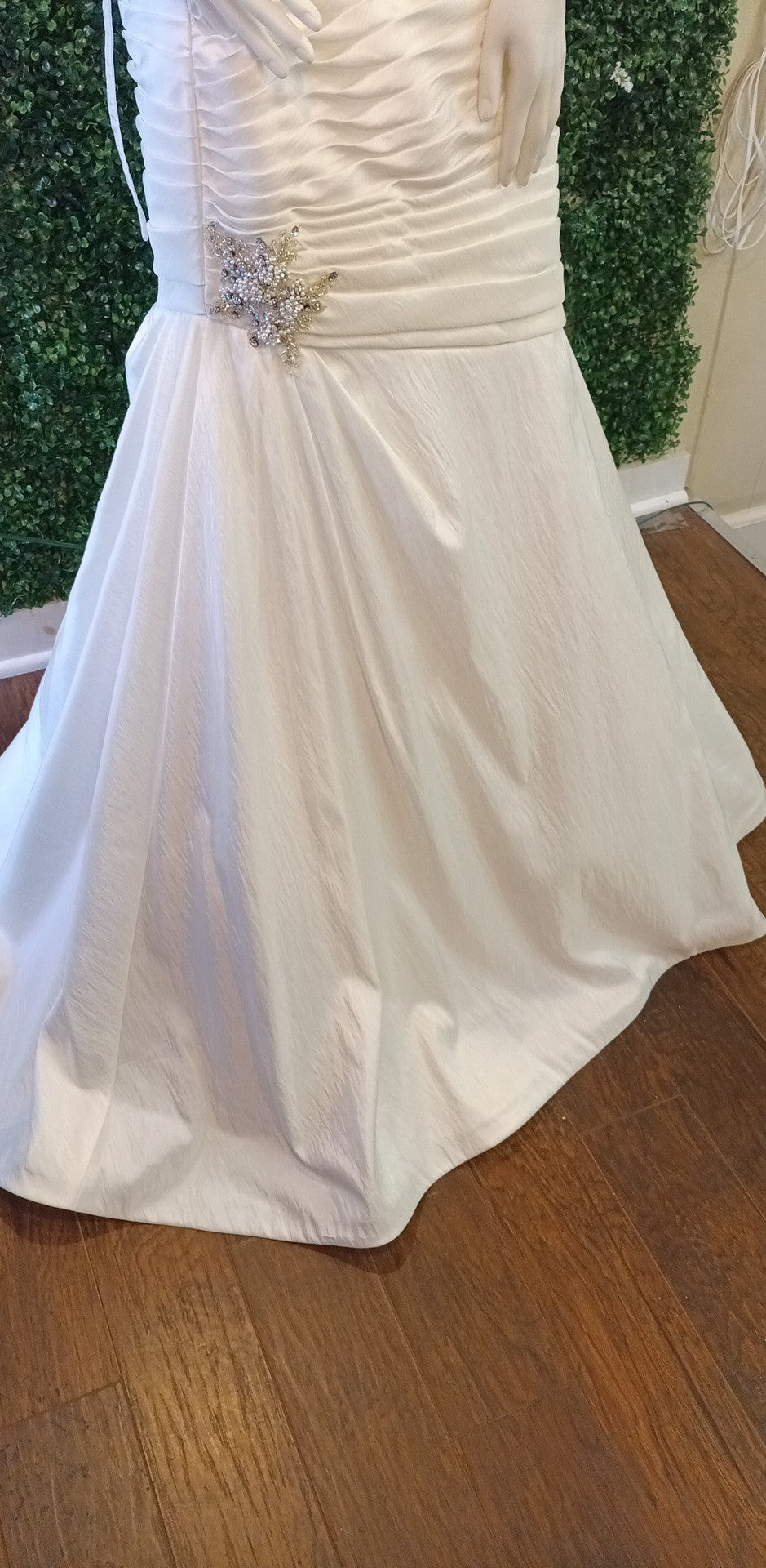 Mori Lee One shoulder mermaid wedding dress