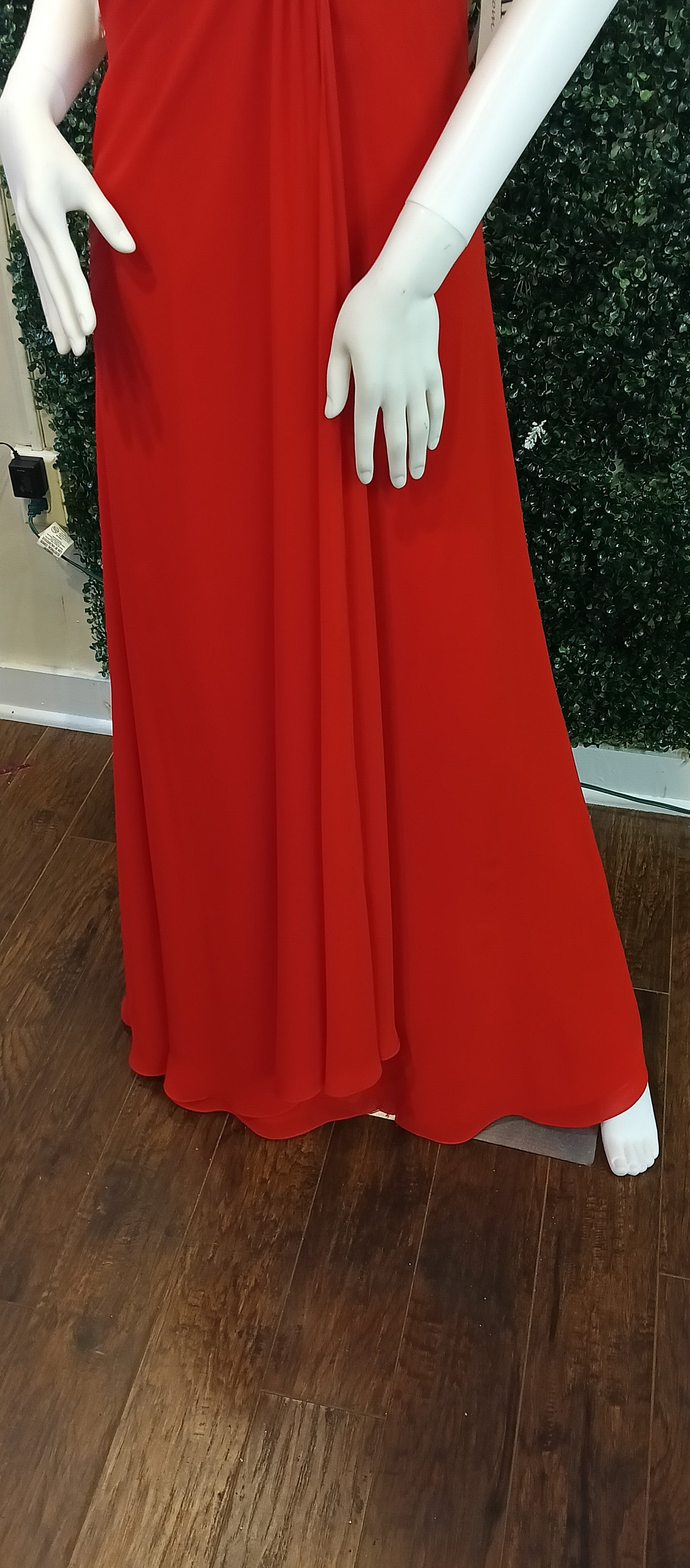 Studio 17 red sweetheart prom dress