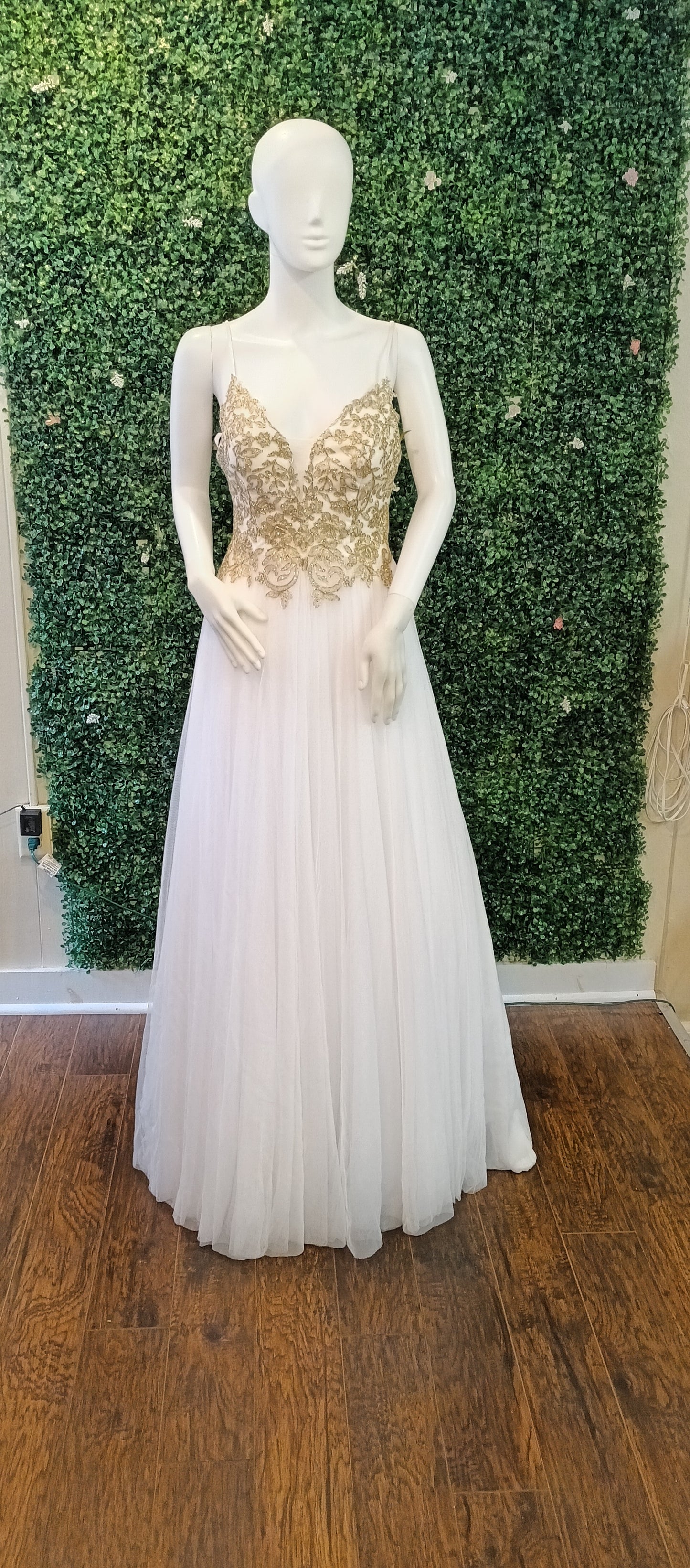 Say yes to the dress white gold ball gown