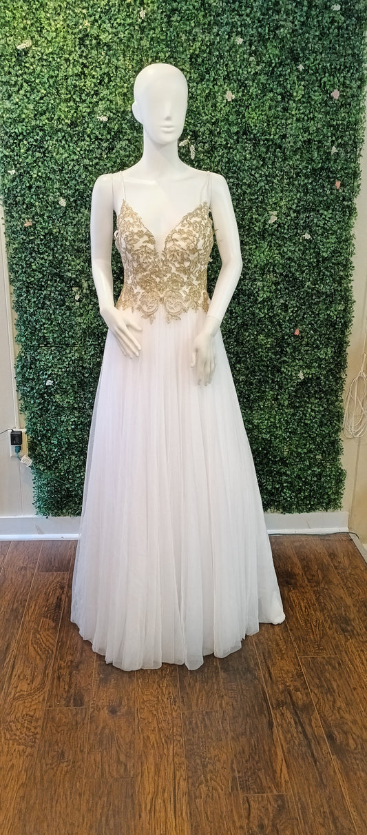 Say yes to the dress white gold ball gown