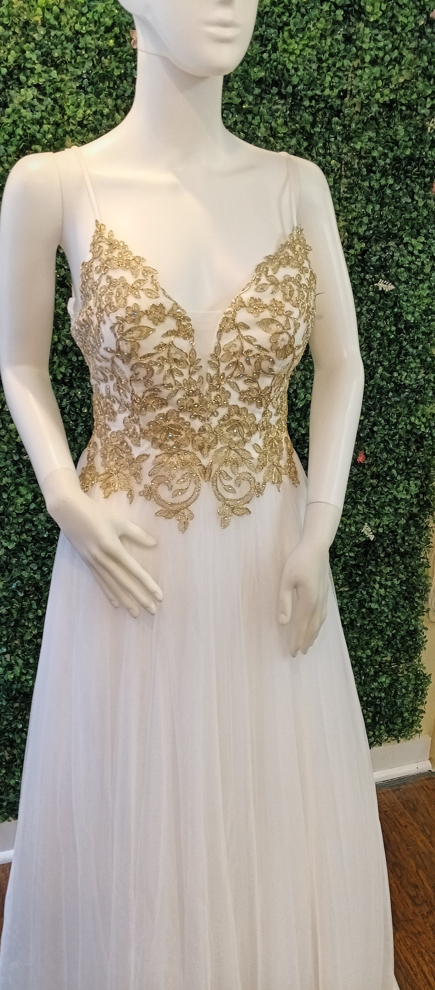 Say yes to the dress white gold ball gown