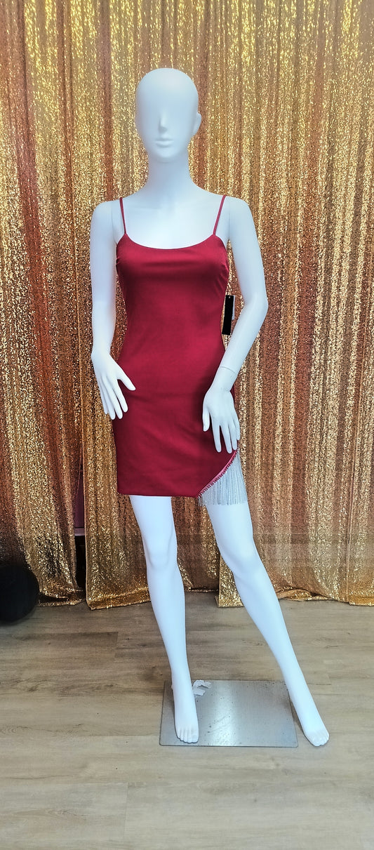 Red mini Hoco with jewels