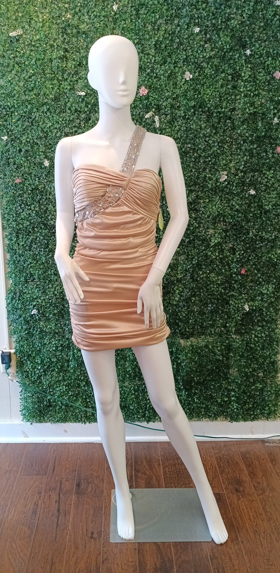 Windsor collection champagne hoco dress