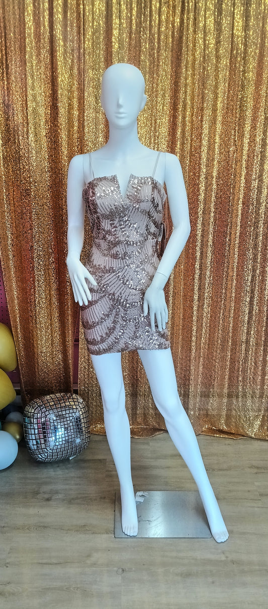 Mini gold cocktail hoco