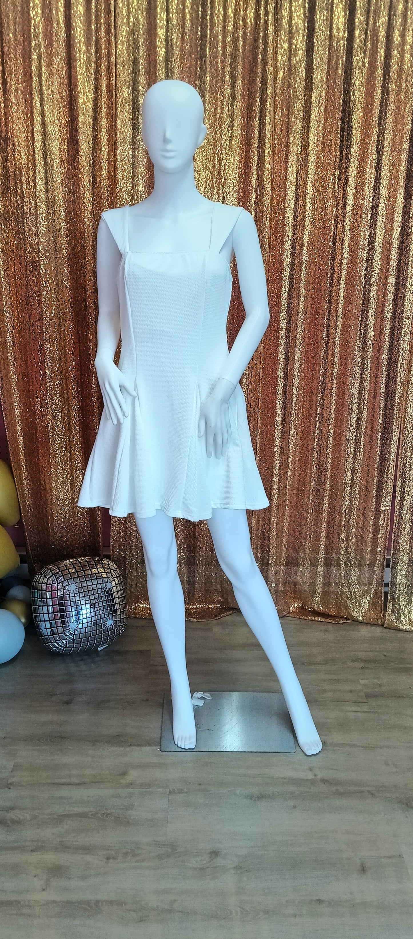 White Fit and Flare
